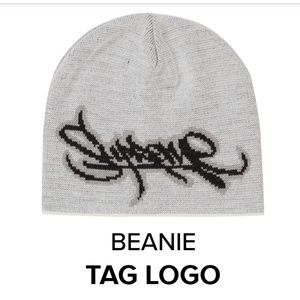 Supreme. Tag Logo Beanie. 100% Authentic.